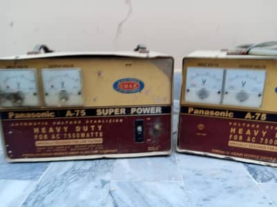 Heavy Duty Voltage Stabilizers (2 Units)