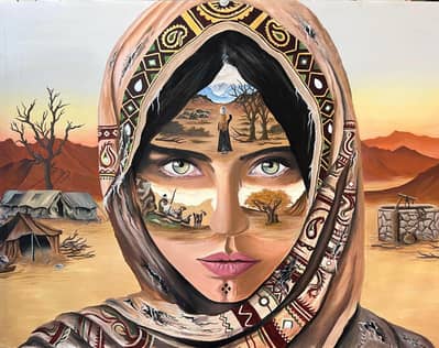 Ghazala /Pakistan, Hand Made ,illustration , potraits , landscape Arts