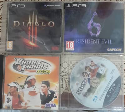 PS3 games for sale.