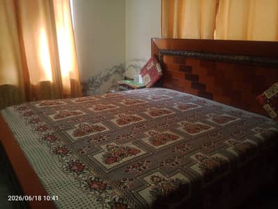 Double bed set plus side tables for sale