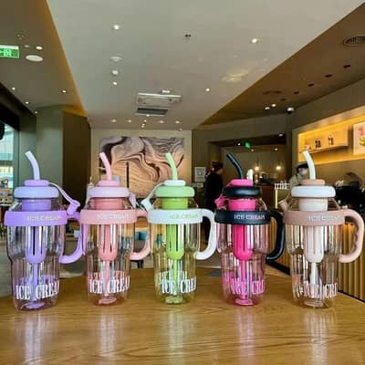 water bottle multicolored abs plastic travel mug Free home delivery