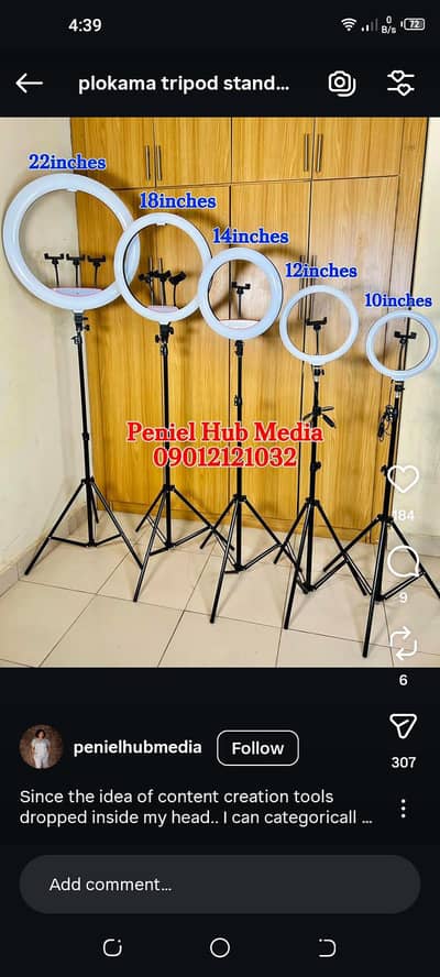 tripod stand all size available
