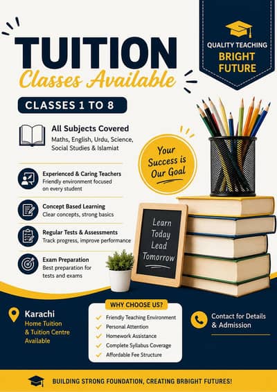 A tuition centre trusted by hundreds of students