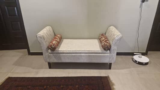 2 seater loveseat with storage compartment