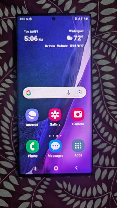 Samsung Mobile Note 20 Ultra
