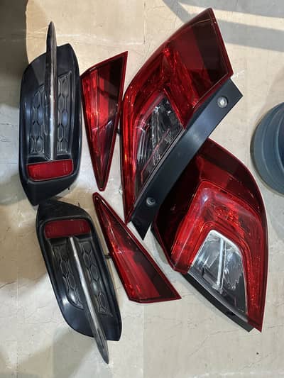 Civix X Back Lights And Fog Covers (Geniun)