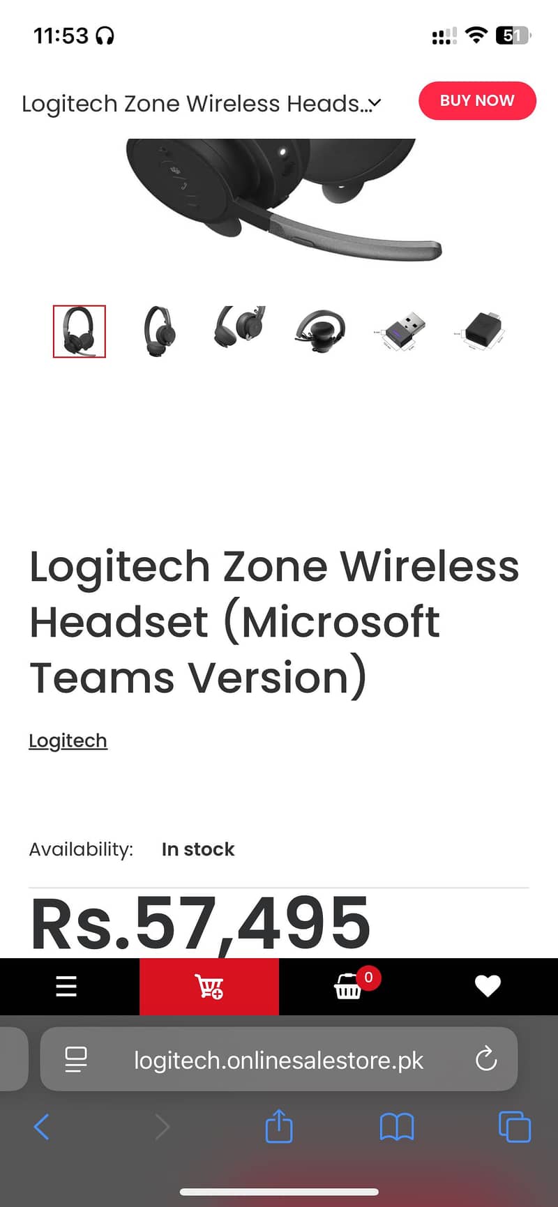 Logitech Zone Wireless Headset 11