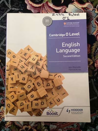 Used and brand new O’Level English, Math, Physics, chem and Bio books