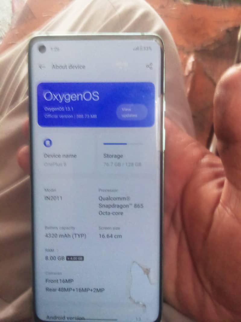 One Plus 8 5
