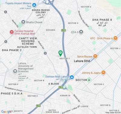 TASK EST OFFER : 05 Marla Possession Plot Facing Park Good Location In Phase 8 DHA