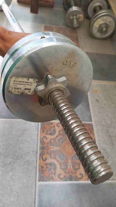 heavy duty dumbbells and barbell set