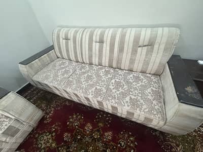 Sofa set with one 5 seater and two 1 seater sofas