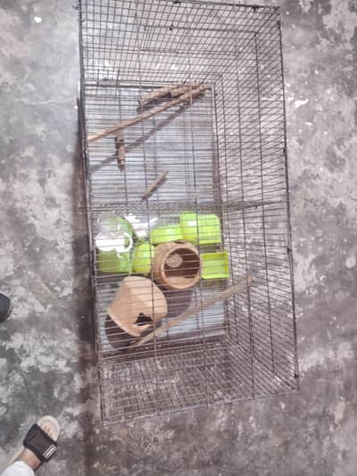 cage with portion