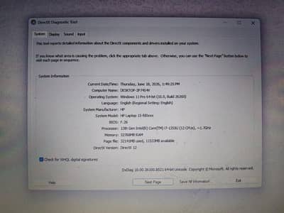 Hp core i7,13 Gen, 32GB RAM, 512 GB NVME