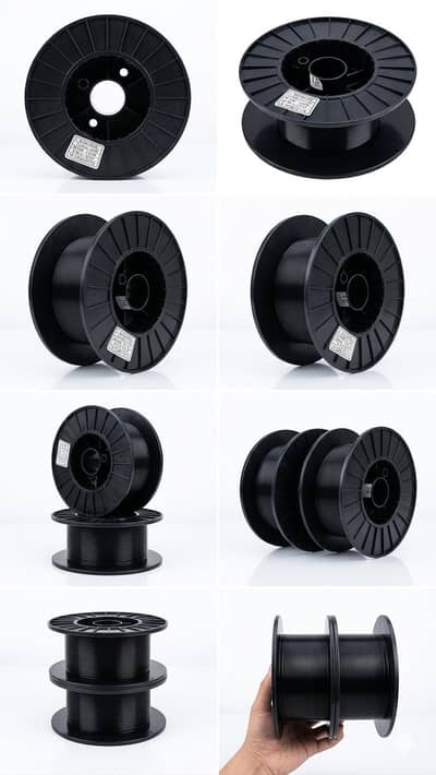 Empty Plastic Wire Spool / Cable Reel – 8 Inch | Available