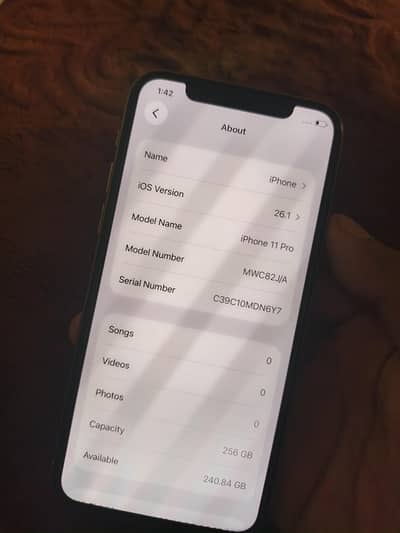 Apple iPhone 11 Pro official Pta Approved
