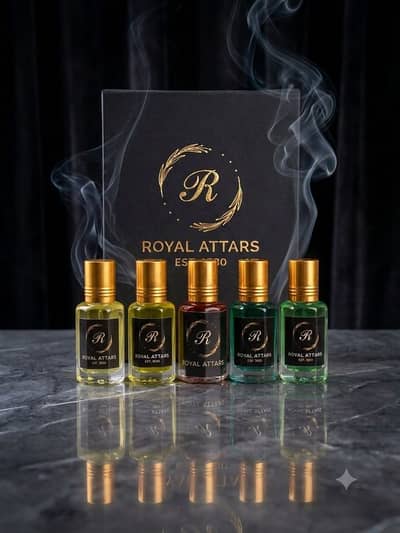 Perfume or 5 Attars best deal 