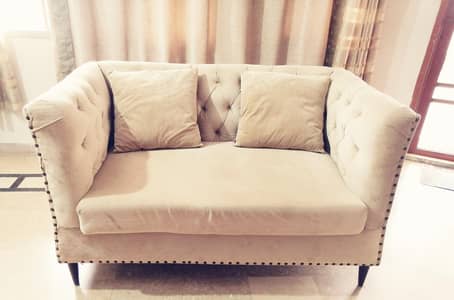2 Seater Sofa with Cushions