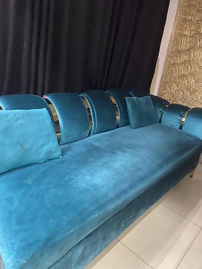 8 seater L shape sofa set luxurious looks same as picture
