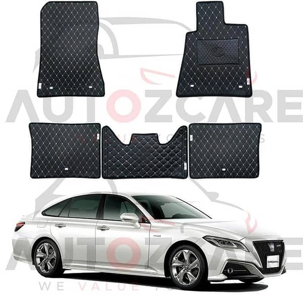Toyota Crown RS Advance 7D Floor Mat ( Flat Style ) 5PCS - Model 2018-2022