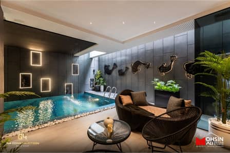 New Classic Designe Brand New House For Sale with Pool and Basement at Top Location Near Raya Fairways Masjid