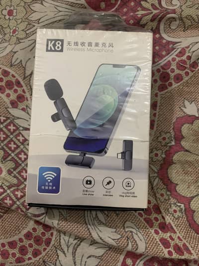 K8 Wireless Microphone For mobiles