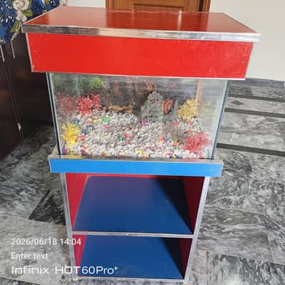 fish aquarium  with air pump