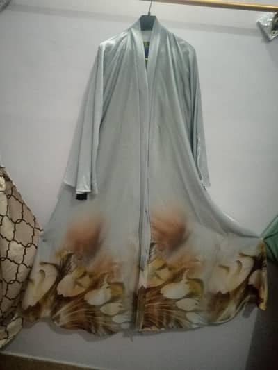 ABAYA IN LIGHT BLUE COLOR