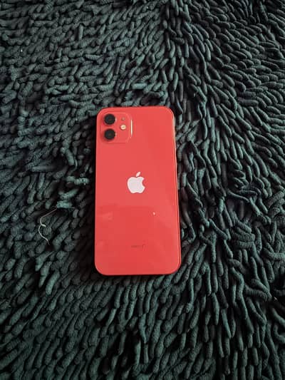 Apple iPhone 12 Red Non PTA ,jv | 64gb | face id ok | neat and clean