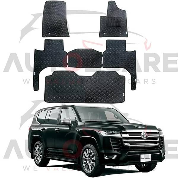 Toyota Land Cruiser LC300 7D Floor Mat ( Flat Style ) 4PCS / 6PCS - Model 2022-2024