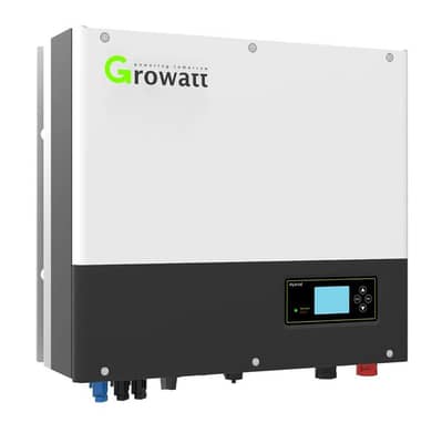 1 : Growatt 6kw hybrid inverter, 9 solar panels lungi x10 beneficial