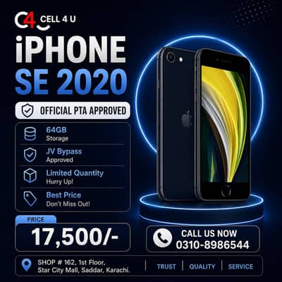 iPhone SE 2020 64GB JV bypass | budget iPhone | limited stock