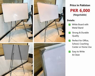 White Board for Office / School Use - Good Condition