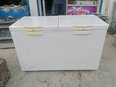 Double Door deep freezer steel body(0321/0807777)