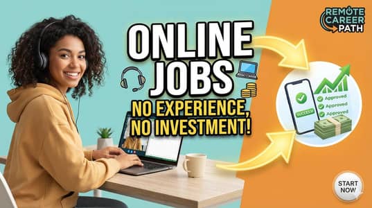 zero investment/Work from home/Part-Time Jobs available