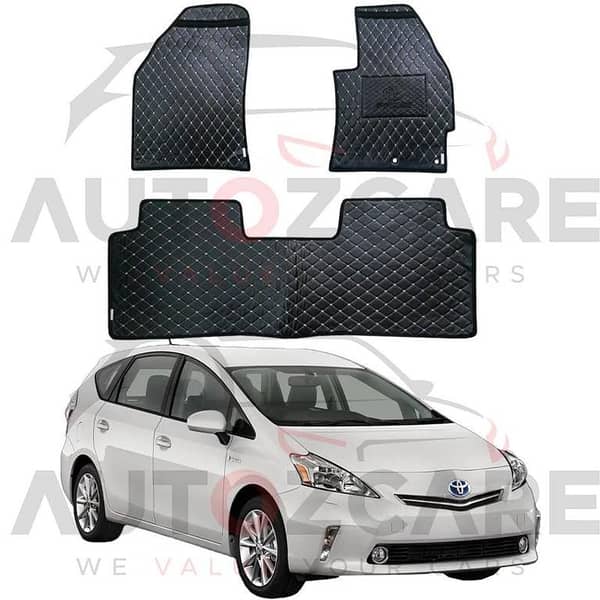 Toyota Prius 7D Floor Mat ( Flat Style ) 3PCS - Model 2009-2015