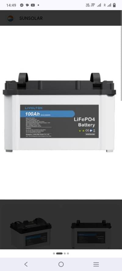 livoltec 24v 100amp box pack with warranty IP65 lithium ion battery