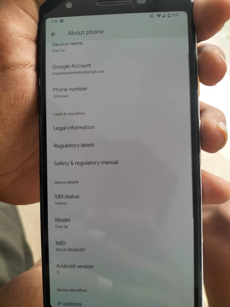 Google Pixel 3a 4