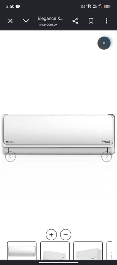 dawlance elegance 1ton