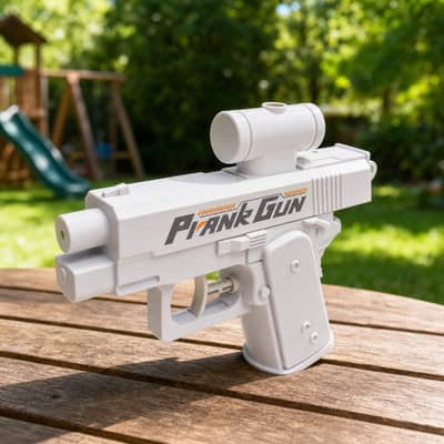 Two-Way Prank Water Gun | Reversible Squirt Battle Toy