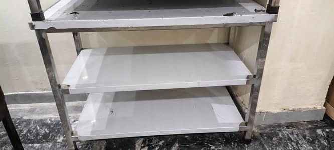 pizza oven, conveyor/ dough mixer/ prep table/ fryer/ hot plate/ pans