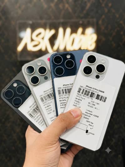 iPhone 15 Pro 256 GB PTA Approved