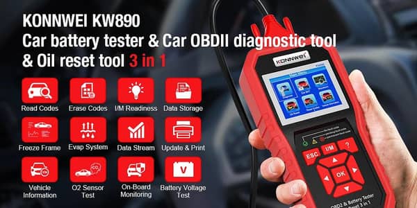 Konnwei KW-890 Car Diagnostic Scanner