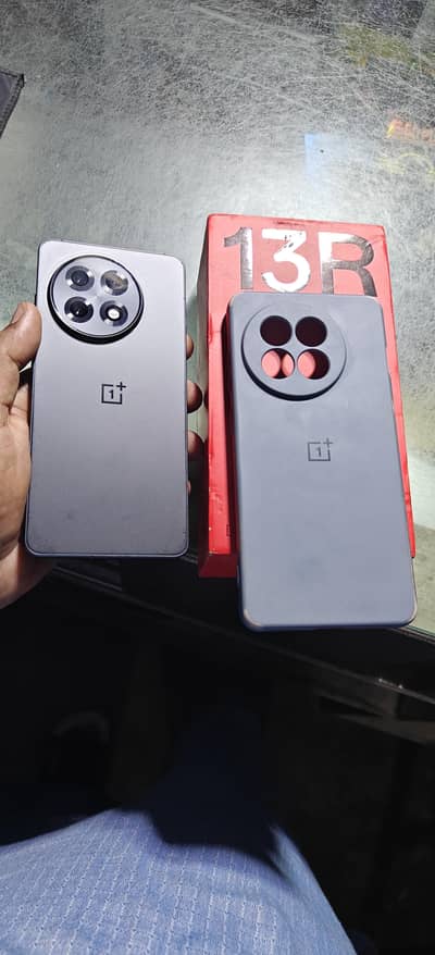 One Plus 13R 12+12+256gb Sath Box chgar ha