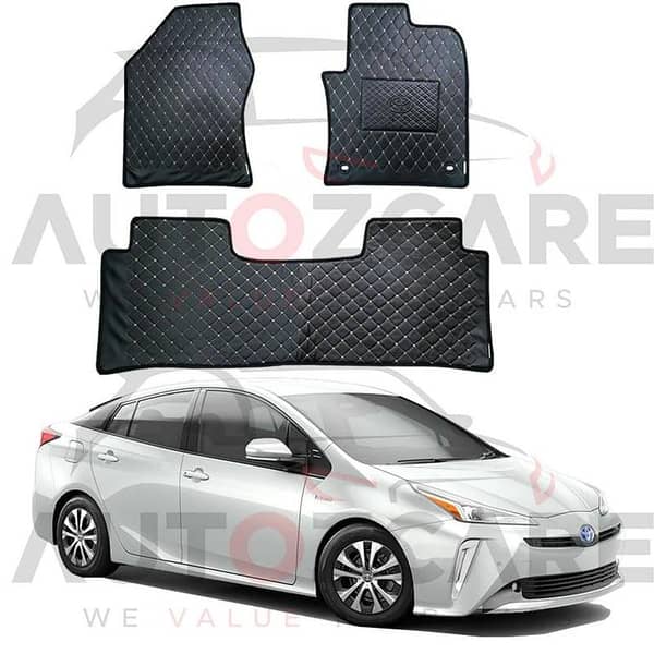 Toyota Prius 7D Floor Mat ( Flat Style ) 3PCS - Model 2016-2021