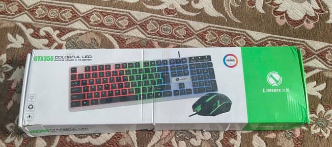 LIMEIDE GTX350 RGB GAMING KEYBOARD + MOUSE COMBO + BOX PACKED