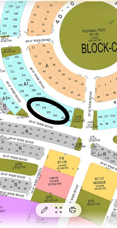 Naya Nazimabad Block -C 160SQ Yd Extra Land Plots For Sale