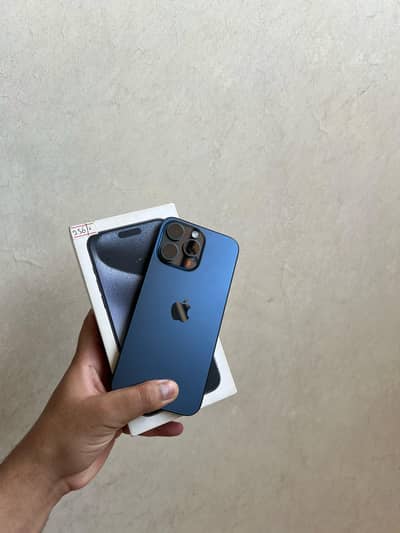 iPhone 15 Pro Max JV – Blue Titanium – 256GB