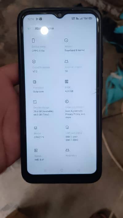 OPPO A15s 4 64gb pta approved only mobile