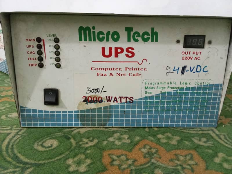 MIcro tech UPS 3000 WATTS 0